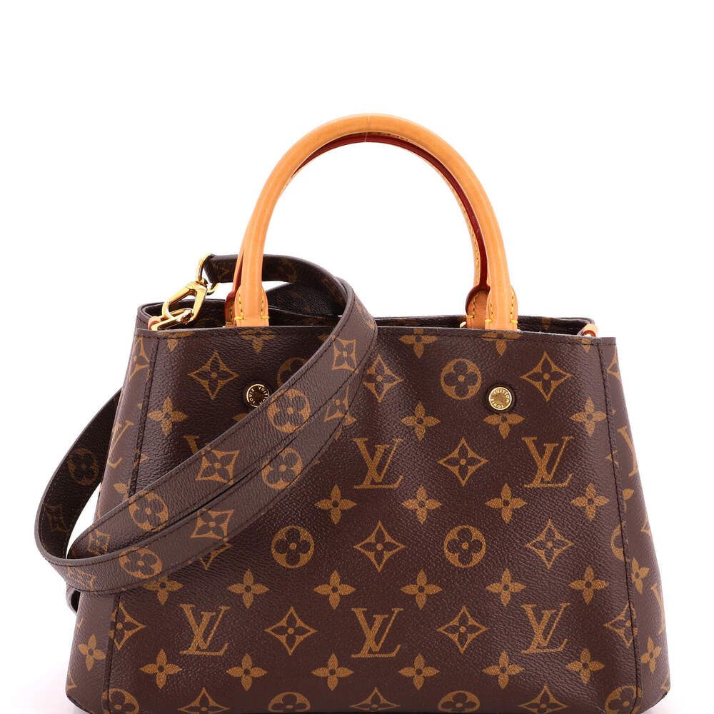 Louis Vuitton BB Montaigne Handbag Monogram Canvas